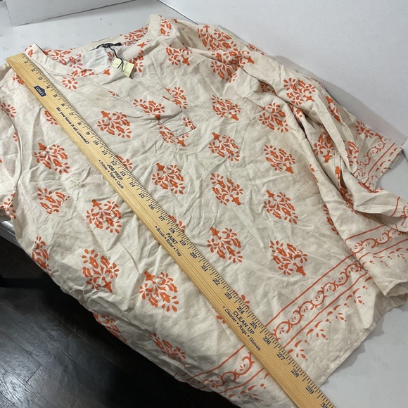 Tahari Linen Top Size 2X New with Tags - Picture 2 of 6